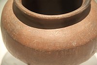 Calatagan Pot with suyat calligraphy (14th-15th century)