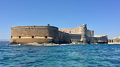 Castello Maniace in Syracuse, Sicily (1232–40)