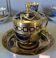 Cup and saucer, Dagoty, Paris, c. 1810