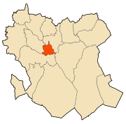 Location of Saïda in Saïda Province