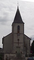The church in Crézilles