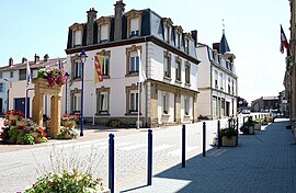 The town hall in Homécourt