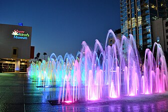 Fountains at Curtis Hixon Waterfront Park