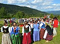 Żywiec Gorals in traditional costume