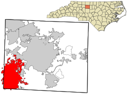 Location in Guilford County and North Carolina