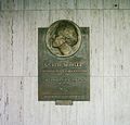 Gedenktafel Gustav Mahlers im Foyer der Hamburgischen Staatsoper[1]