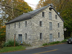 Helfrich's Springs Grist Mill, built in 1807 in Whitehall Township, in October 2012