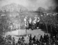 Image 9A veil-burning ceremony in Andijan on International Women's Day in 1927. (from International Women's Day)