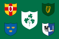 Flagge der irischen Rugby-Union-Nationalmannschaft