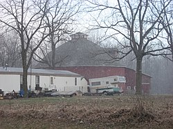 A round barn in the township