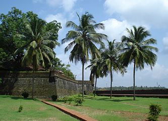 Kannur fort, inside view
