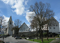 Bendern, with the parish church of Saint Maria