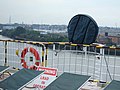 Image 14An LRAD sound cannon mounted on RMS Queen Mary 2 (from Piracy)