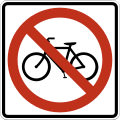 R5-6 No bicycles