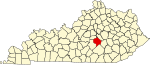 State map highlighting Lincoln County