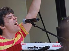 Keyboardist Matthew Hungate at Lollapalooza 2008