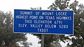 Texas highway marker at McDonald Observatory