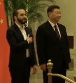 Nayib Bukele with Chinese General Secretary Xi Jinping