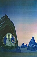 Nicholas Roerich. Agni Yoga. Diptych. Left part. 1928