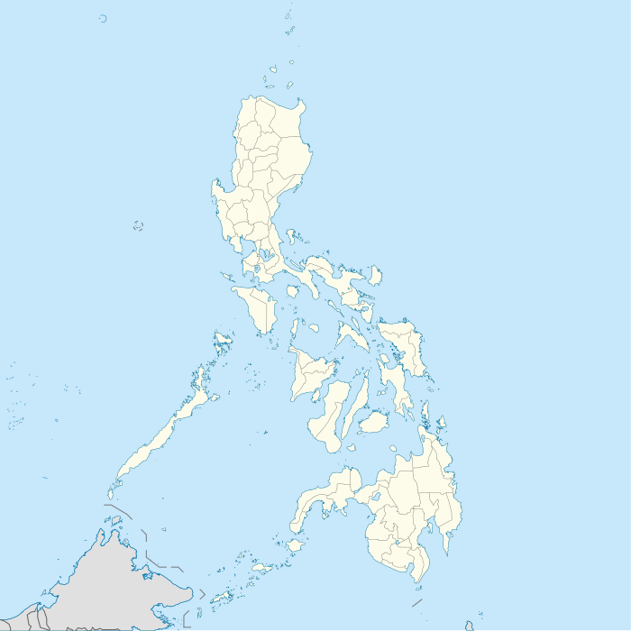 Location map of oceans, seas, major gulfs, bays and straits in the Philippines