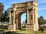 A Roman triumphal arch