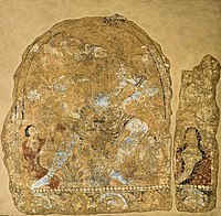 Shiva with Trisula. Penjikent 7th–8th century AD. Hermitage Museum