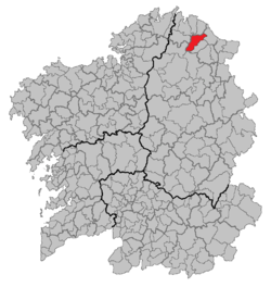 Location of O Valadouro