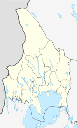 Location map of Värmland County in Sweden