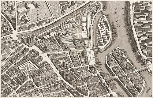 Turgot map of Paris, sheet 6