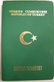 Republic of Turkey, Special passport, cover until 31 May 2010