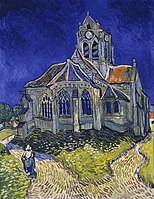 F789: The Church at Auvers, Musée d'Orsay