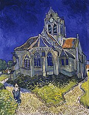 Church of Auvers-sur-Oise by Vincent van Gogh