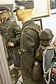 Enlisted "frontkjemper" ("Frontfighter" a Norwegian Waffen-SS volunteer) SS-Mann (private) of the Regiment Nordland, with visiblebackpack, canteen and lunch box; Lofoten War Museum, Norway.