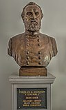 Bust of Jackson at the Washington-Wilkes Historical Museum