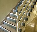 Staircase in dormitory block in 2009