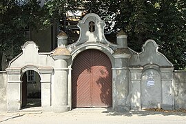Entrance gate to the Monastery