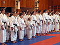 Image 10Karatekas at a dojo with different colored belts (from Karate)