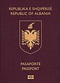 2009 Albanian biometric () passport