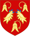 Lion's gambs erased, in the arms of Hubert Chesshyre, Norroy and Ulster King of Arms (1995–1997)
