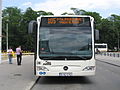 Autobuz Mercedes Citaro O 530 Facelift pe linia 105 - singurul model de autobuz pe liniile S.T.B.