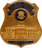 Badge of a USSS Uniformed Division officer