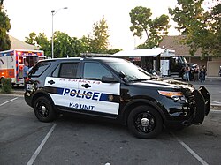 Bakersfield, CA Police K-9 cruiser