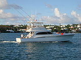 Larger charter boat in Bermuda