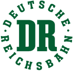 30 August 1924 to 31 December 1993, operating as Deutsche Reichsbahn. This mark was used in tandem with the previous logo until April 1945.