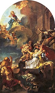 "The Miracle of the Ardents" by Gabriel-François Doyen (transept)