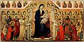 Duccio Maestà with Twenty Angels and Nineteen Saints