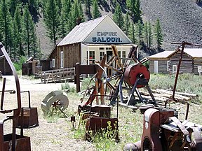 Empire Saloon im Freilichtmuseum Custer, 2006
