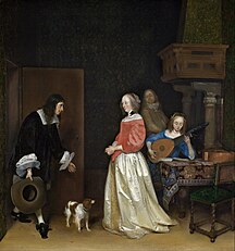 The Suitor's Visit (c. 1658)