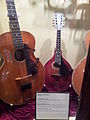 [left] Gibson L-1 Guitar (1912), Gibson Style A4 Mandolin (1915), Washburn Parlor Guitar (1894), Museum of Making Music