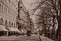 Image 7A view of Pohjoisesplanadi in the center of Helsinki in 1891 (from History of Finland)